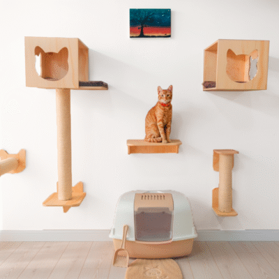 Set refugio felino